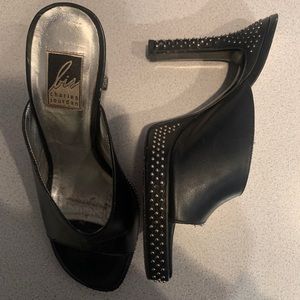 Charles Jourdan Size 8 Mules